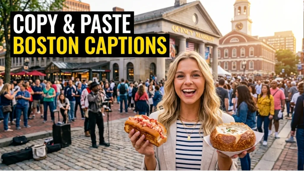 Cute & Short Boston Captions for Instagram