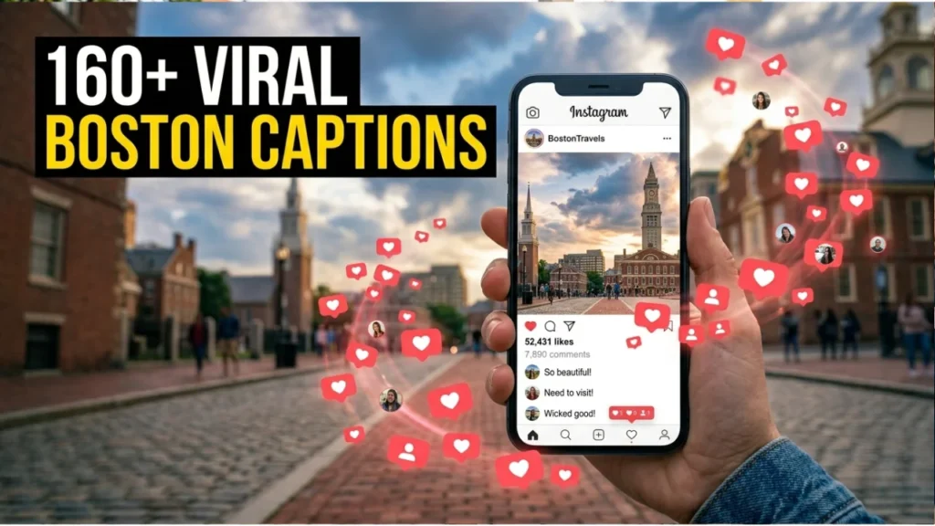 Famous Boston Quotes & Inspirational Captions for Instagram
