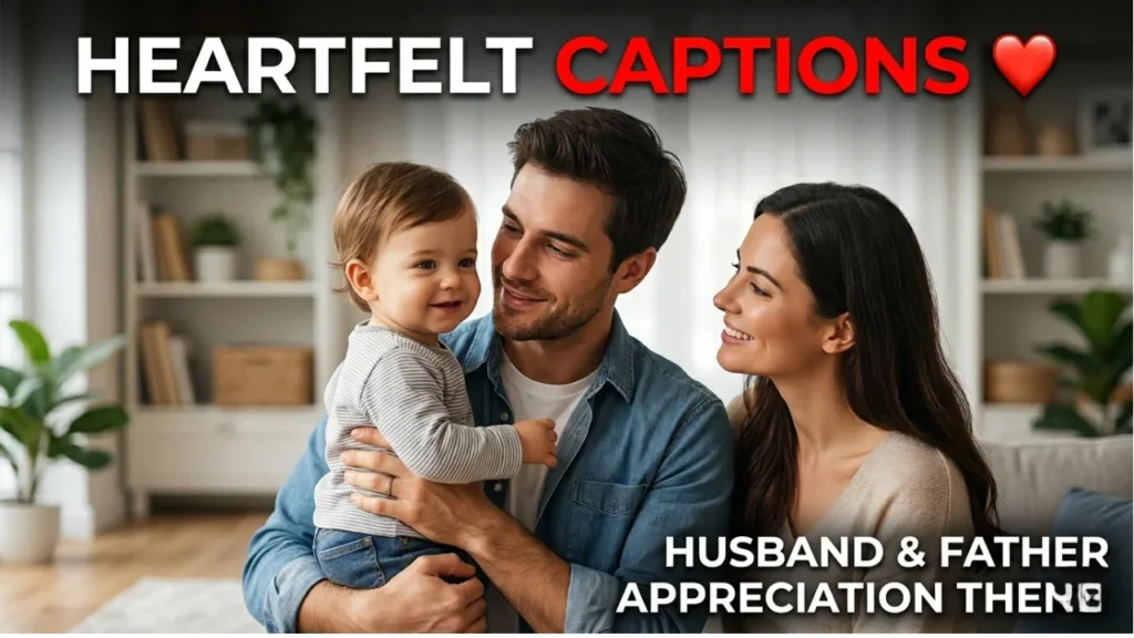 Father's Day Captions for Husbands, Grandpas & Father Figures