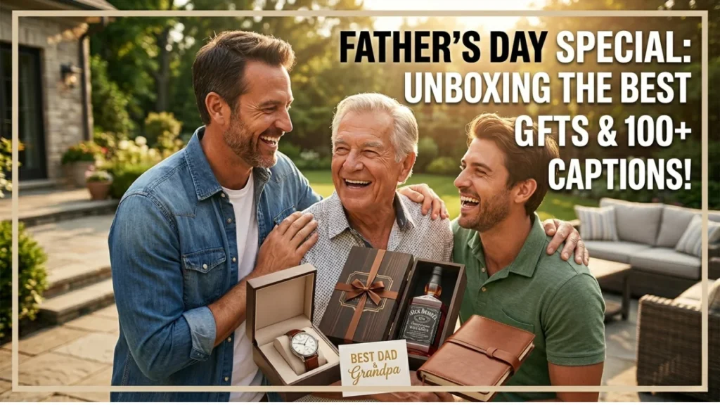 Funny & Unique Father's Day Captions That Stand Out