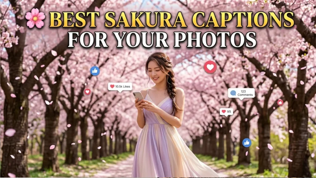 How Do I Caption a Cherry Blossom Photo?