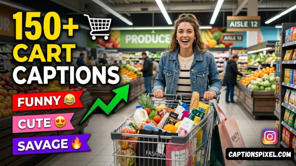 Funny Cart Captions for Instagram (That'll Get All the Likes)