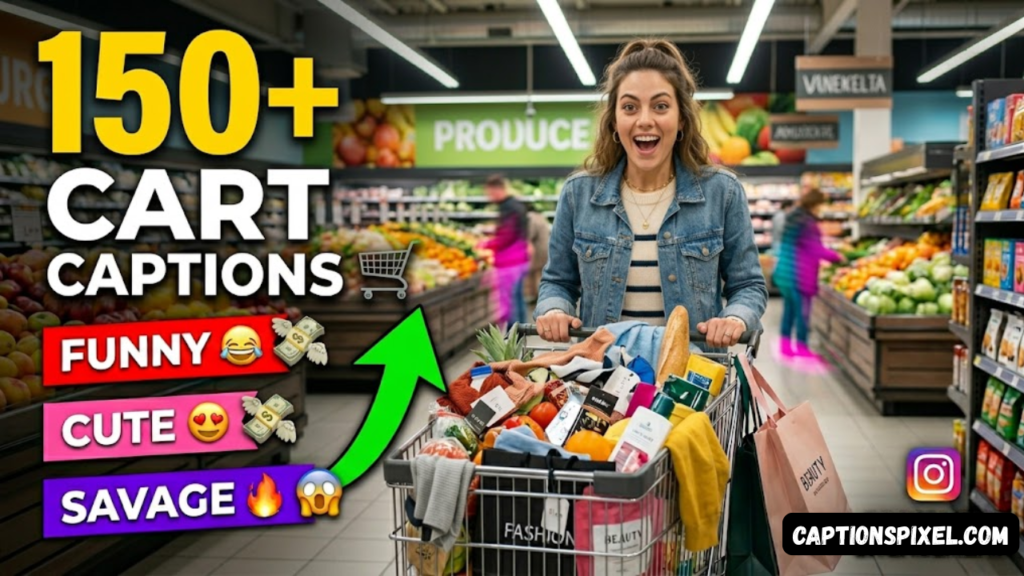 Creative and Short Cart Captions (One-Liners That Hit)