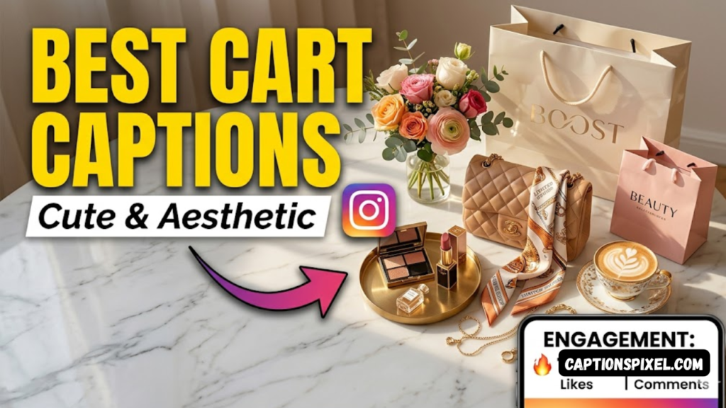 How to Write Your Own Cart Caption for Any Shopping Moment