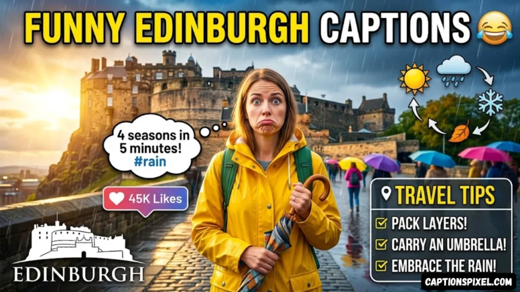 Funny and Witty Edinburgh Instagram Captions That Actually Land