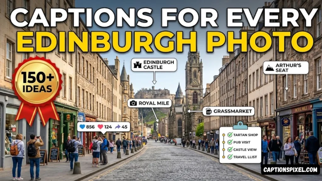 Edinburgh Instagram Captions by Landmark and Location