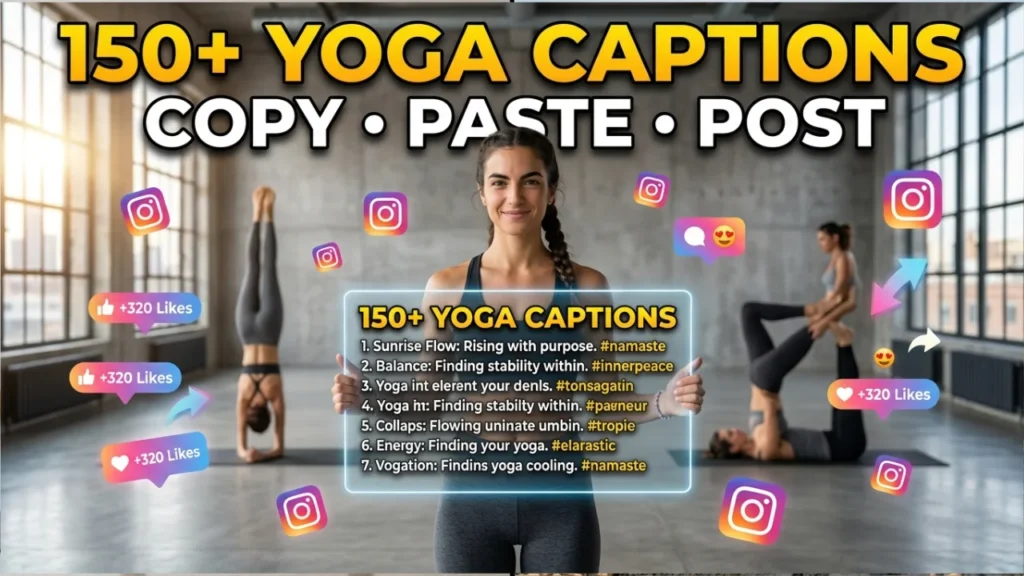 Self-Love Yoga Captions for Instagram