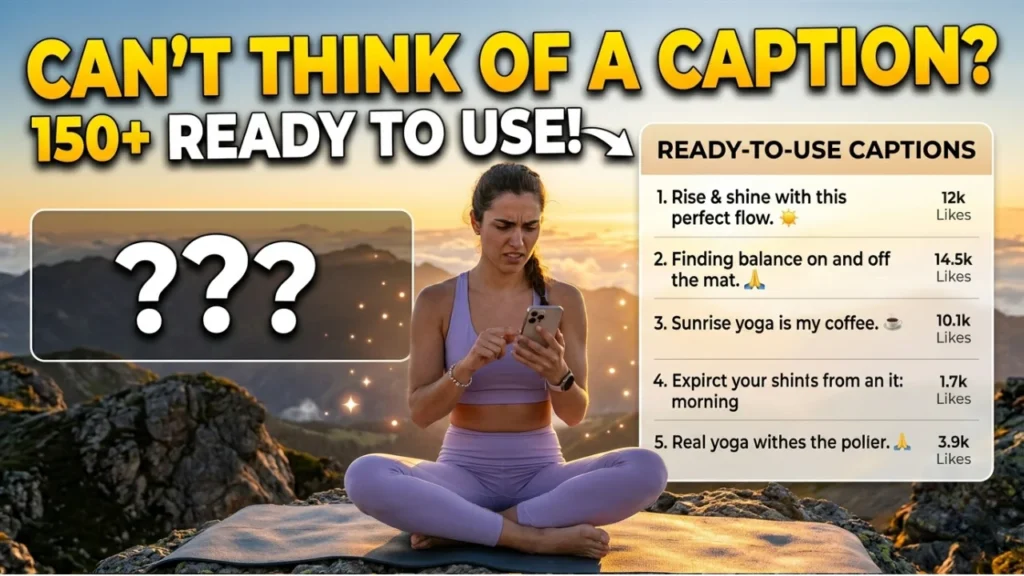 Short Yoga Captions for Instagram