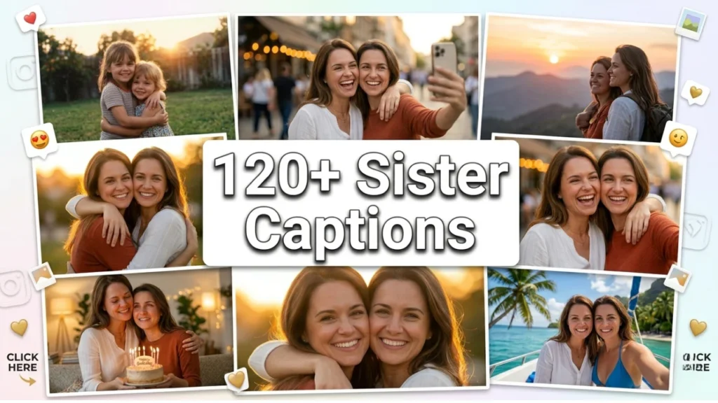 Sister Captions for Every Type of Photo and Occasion