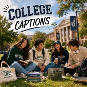 170+ Funny & Cool College Captions for Instagram Posts