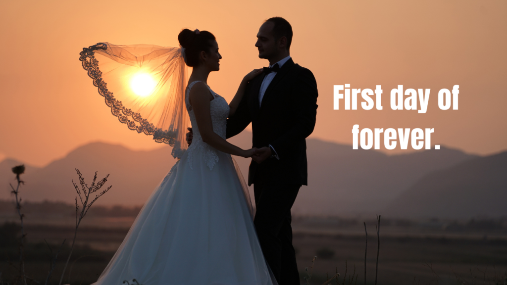 Destination Wedding Captions – Said I Do With the Best View