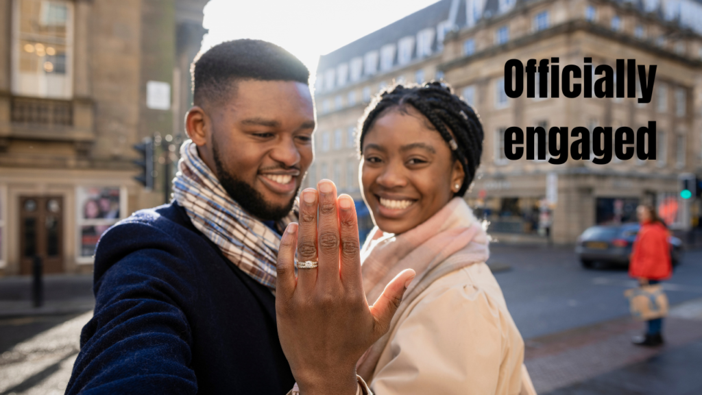 Romantic Engagement Captions