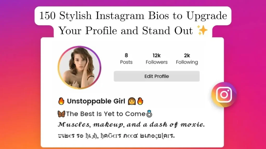 Short & Simple Instagram Bios That Still Hit Different