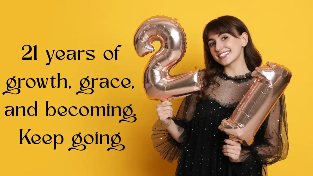 21st Birthday Captions for Specific Moments and People