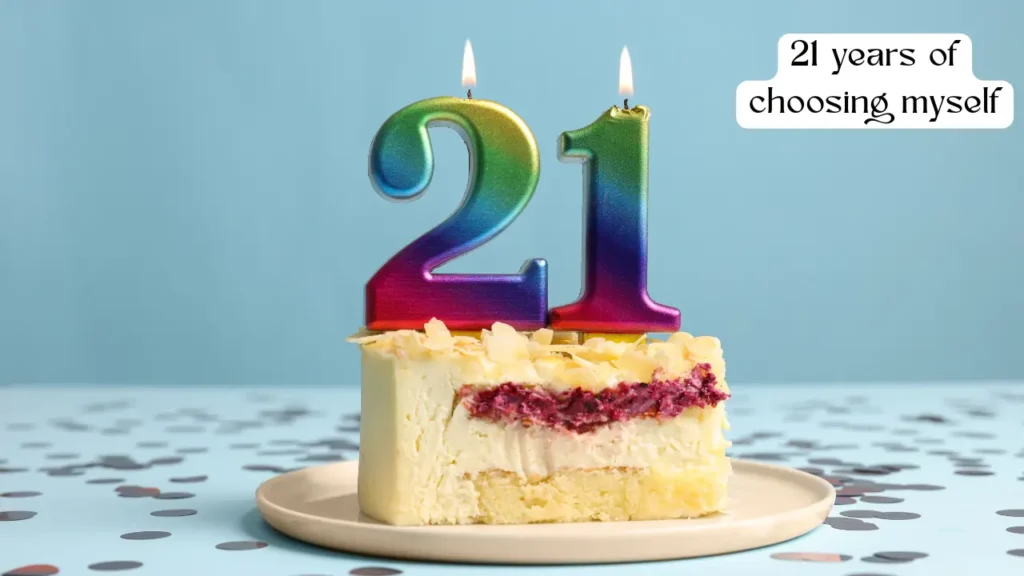 Catchy and Trendy 21st Birthday Captions