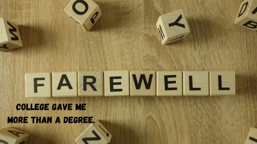 Emotional College Farewell Captions for Best Friends