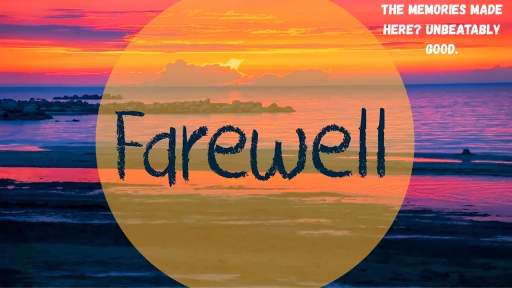 How to Express Goodbye at a College Farewell Function