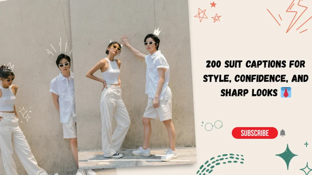 Suit Captions for Instagram for Boys 💼