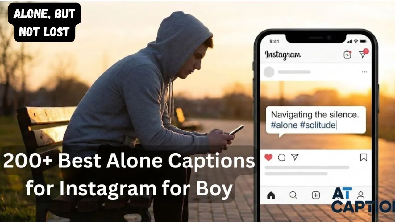 200+ Alone Captions for Deep Feelings, Self-Reflection, and Inner Peace 🖤✨