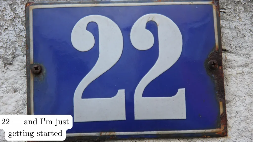 22nd Birthday Captions for Best Friend