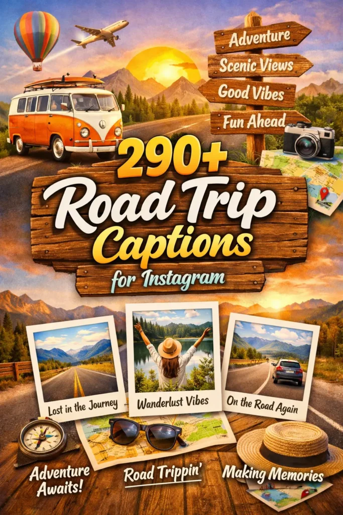 Best Road Trip Captions for Instagram