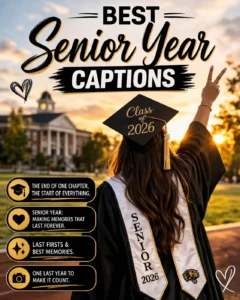 300+ Senior Year Captions for Instagram: Funny, Emotional & Everything In Between