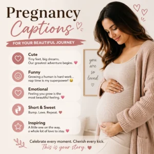 300+ Pregnancy Captions for Instagram (Cute, Funny & Heartfelt)