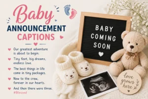 743+ Best Baby Announcement Captions for Sharing Your Joy