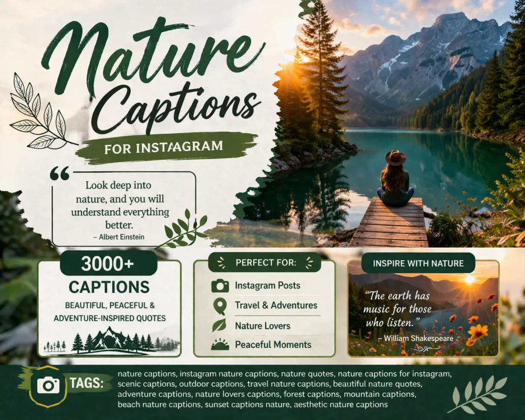 Deep & Meaningful Nature Captions