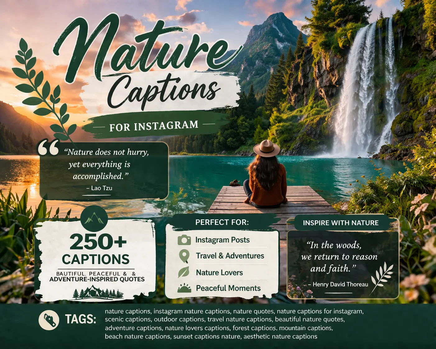 330+ Nature Captions for Instagram: Beautiful Peaceful
