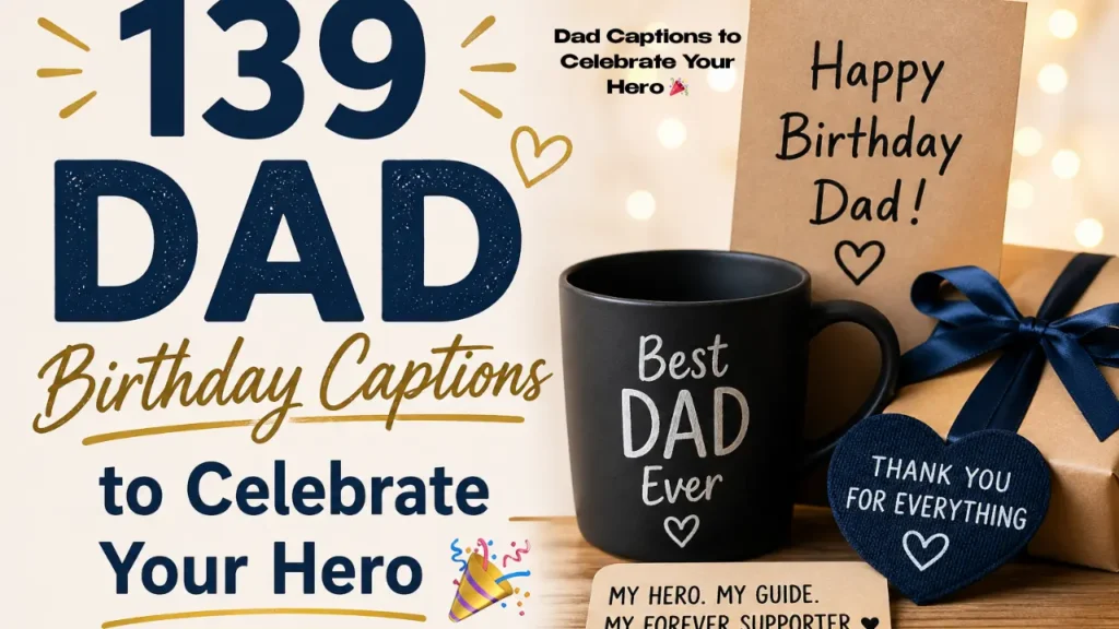Short & Sweet Dad Birthday Captions