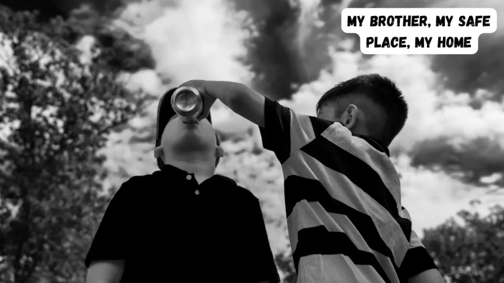 Cute baby brother captions for Instagram: