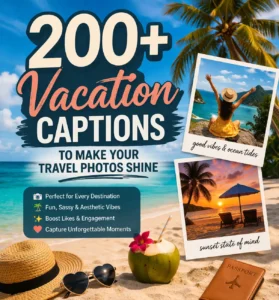 200+ Vacation Captions to Make Your Travel Photos Shine