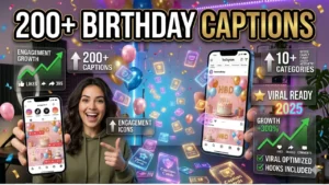 200+ Best Birthday Captions for Instagram, TikTok & Facebook (2025)