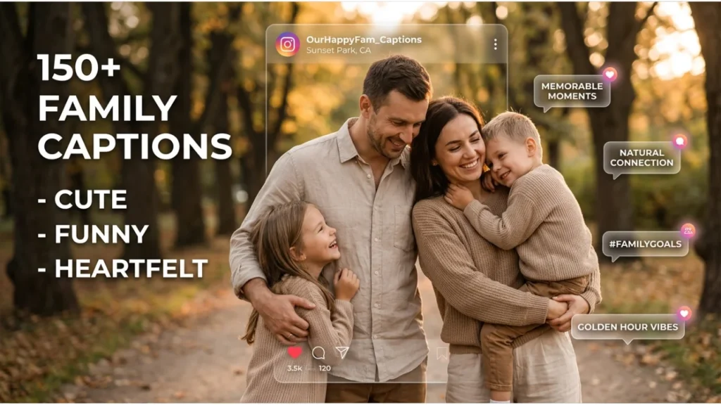 150+ Best Family Captions for Instagram (2026) — The Complete Collection