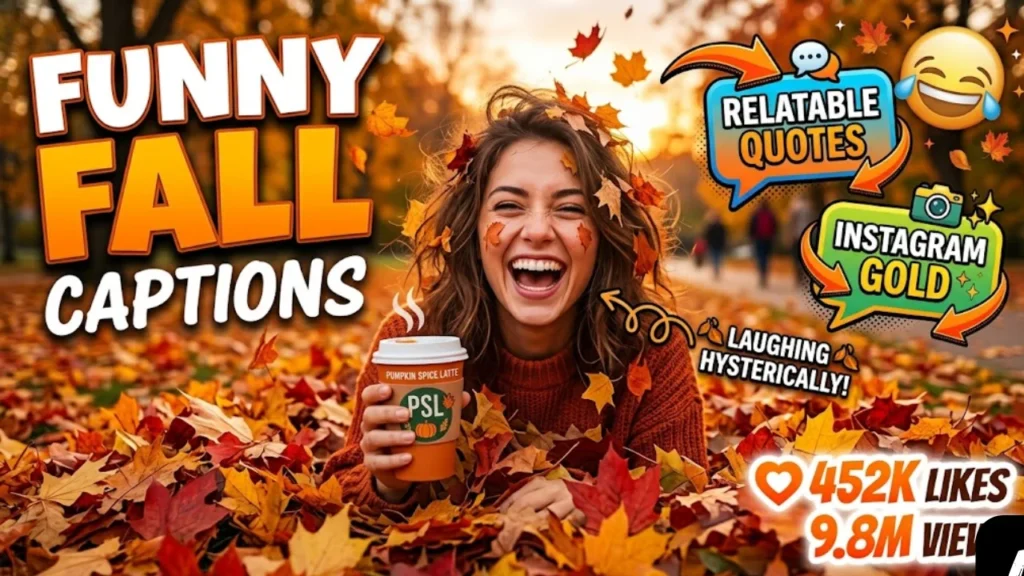 Short Autumn Captions for Instagram + One-Word Fall Aesthetic Tags