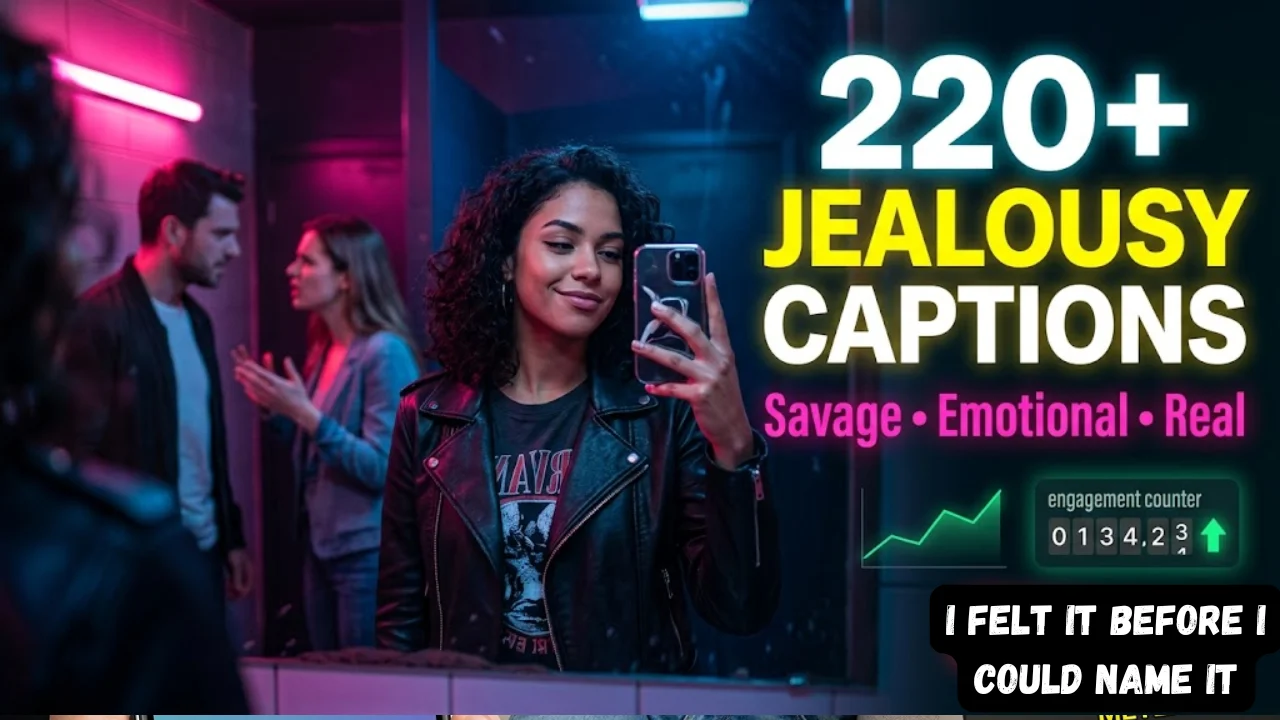 220+ Jealousy Captions for Instagram: Emotional, Savage & Real