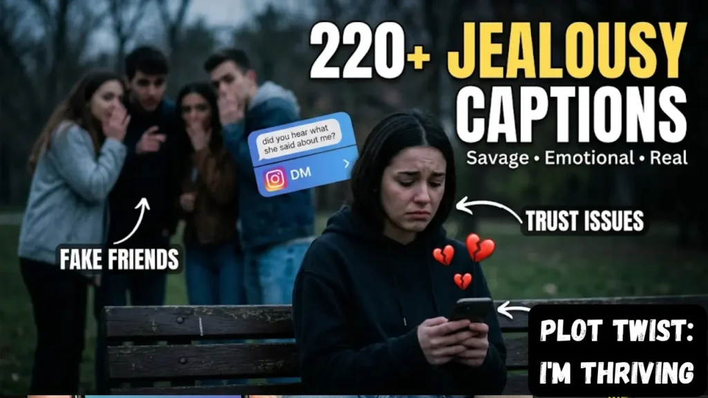 Real Jealousy Captions — Cheating, Trust & Betrayal