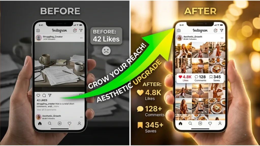 What Makes an Aesthetic Caption Actually Work on Instagram?