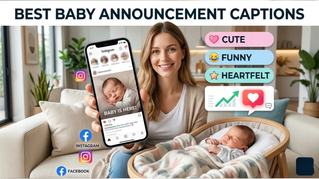 How to Caption a Baby Announcement (That Actually Feels Like You)