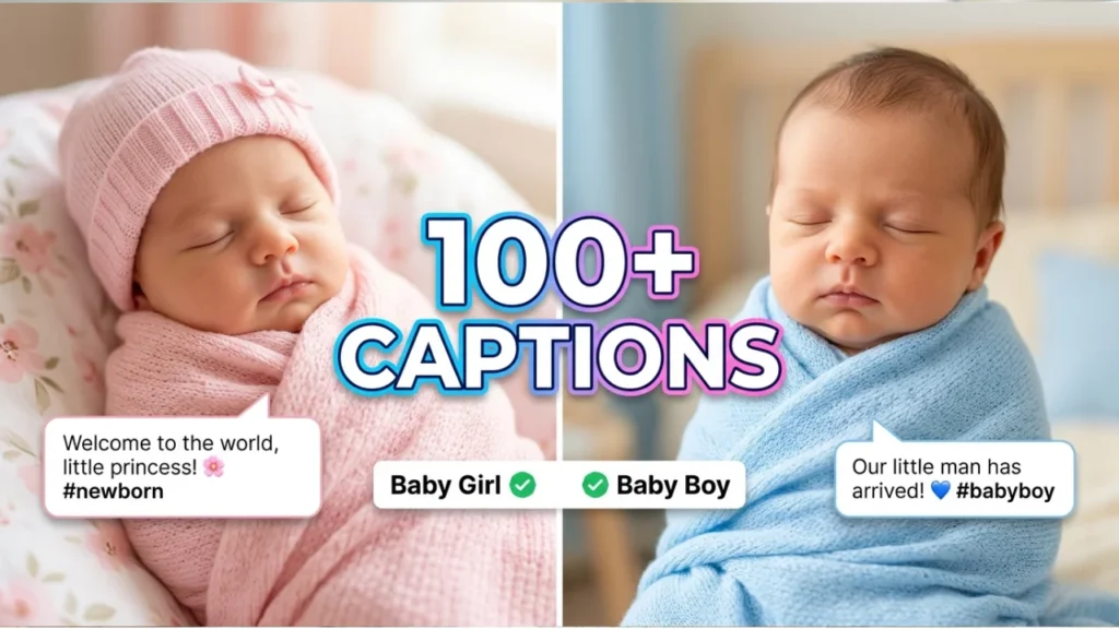 100+ Baby Announcement Captions for Instagram, Facebook, and More