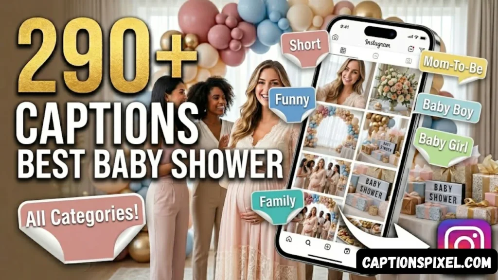 Baby Shower Captions for Instagram (Sweet, Cute & General)
