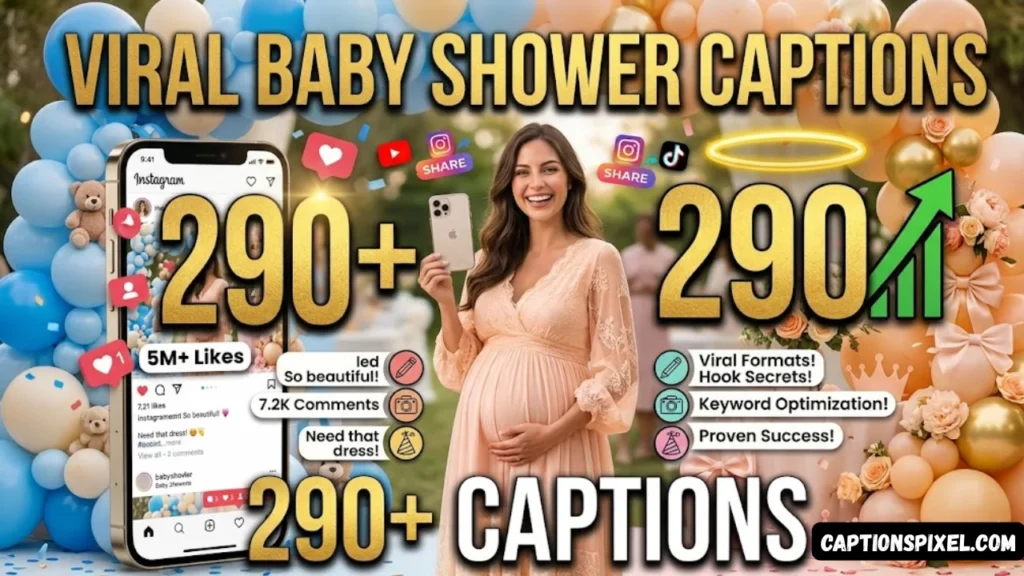 Baby Girl Baby Shower Captions for Instagram