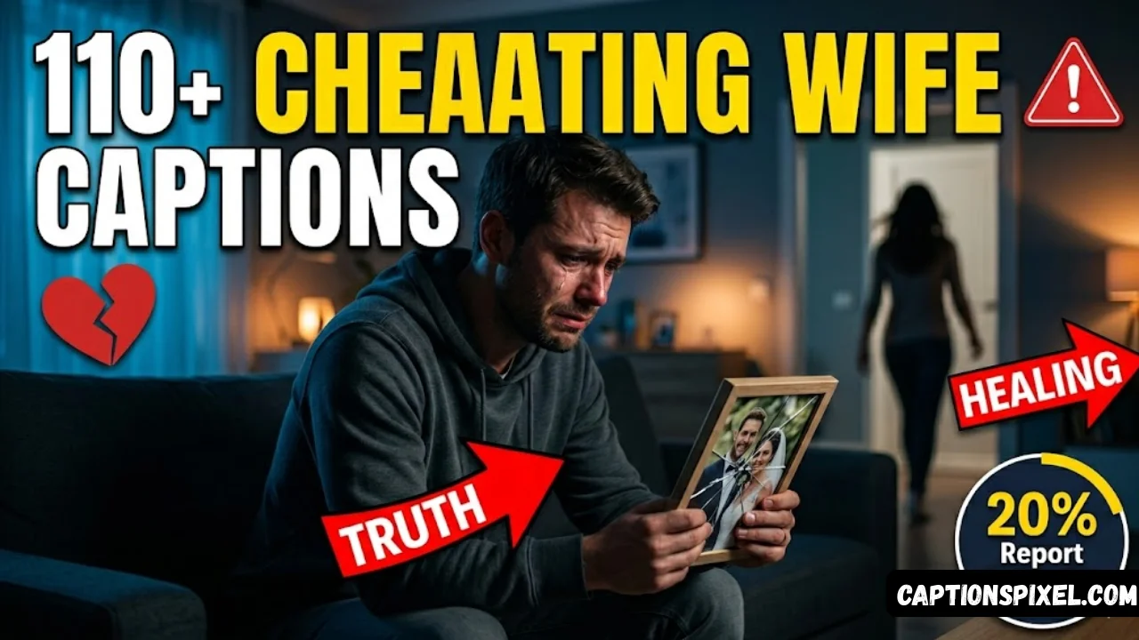110+ Cheating Wife Captions for Instagram, Status Updates & Quotes
