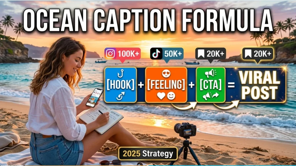 Aesthetic and Dreamy Ocean Captions for Reels