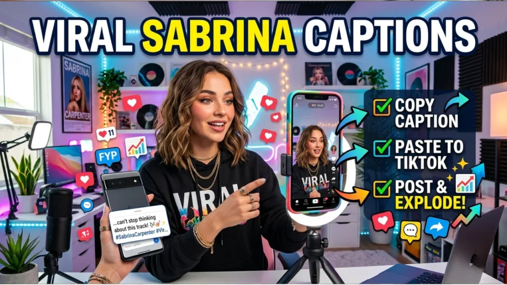 Sabrina Carpenter TikTok Captions and Short N' Sweet One-Liners