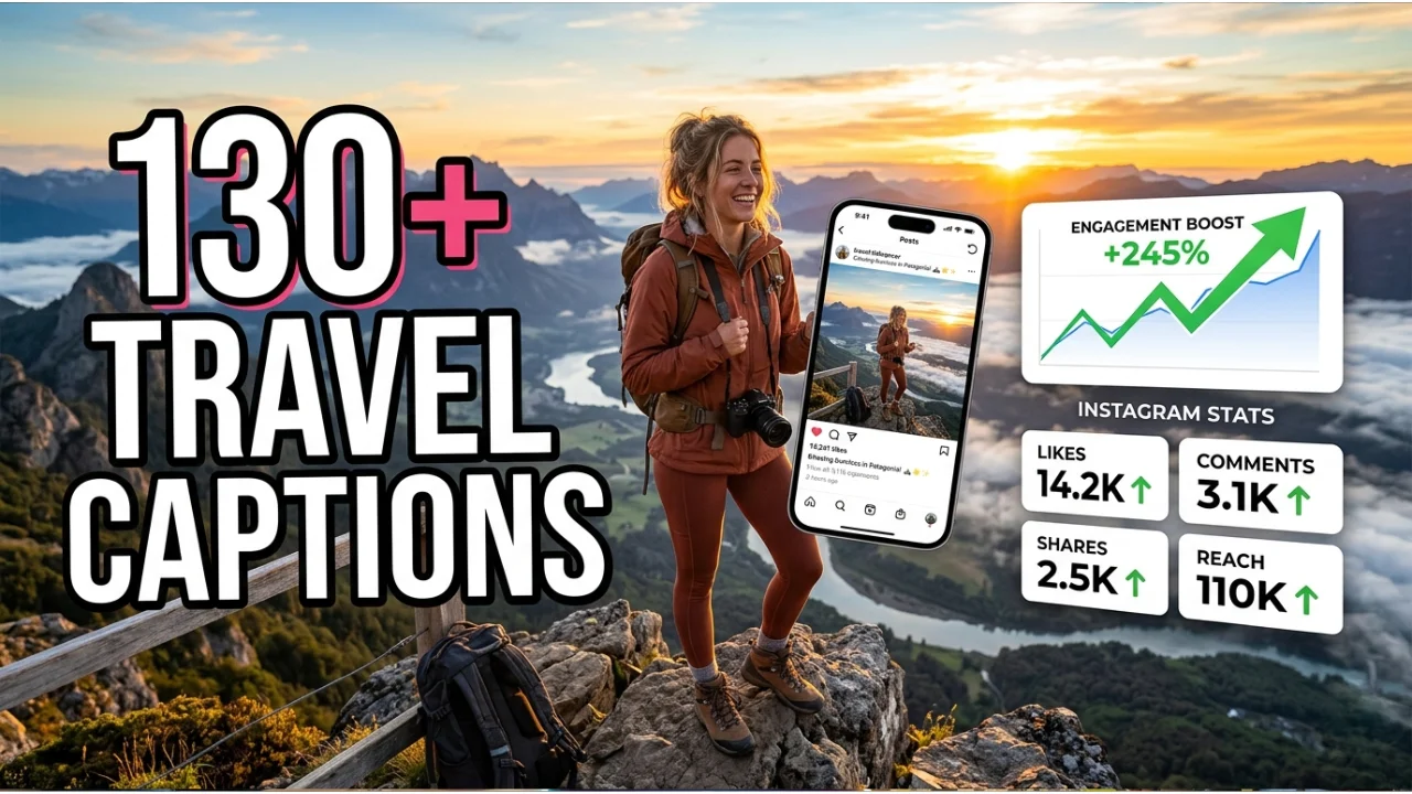 130+ Unique Travel Captions for Instagram That Make Every Adventure Unforgettable