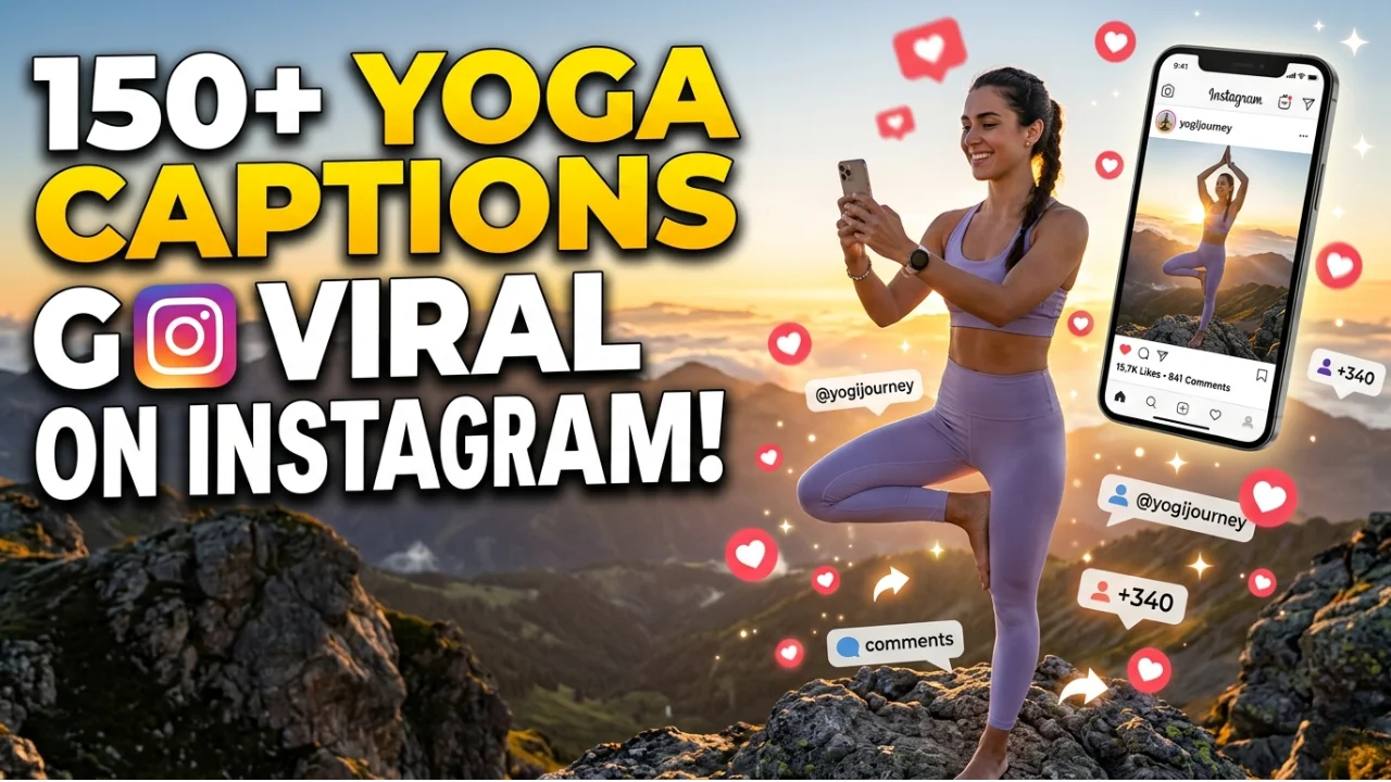 150+ Best Yoga Captions for Instagram to Inspire Your Followers